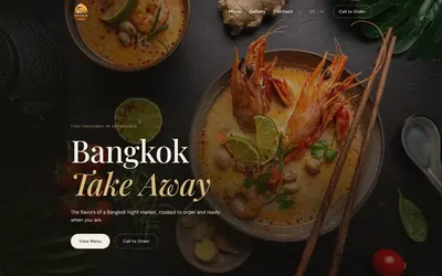 Bangkok Take Away, vefurinn sem við smíðuðum