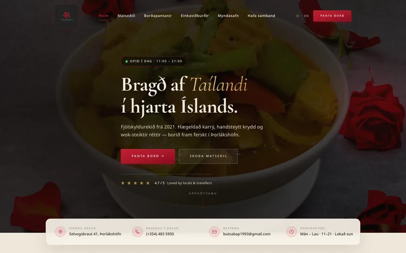 Thai Sakhon, vefurinn sem við smíðuðum